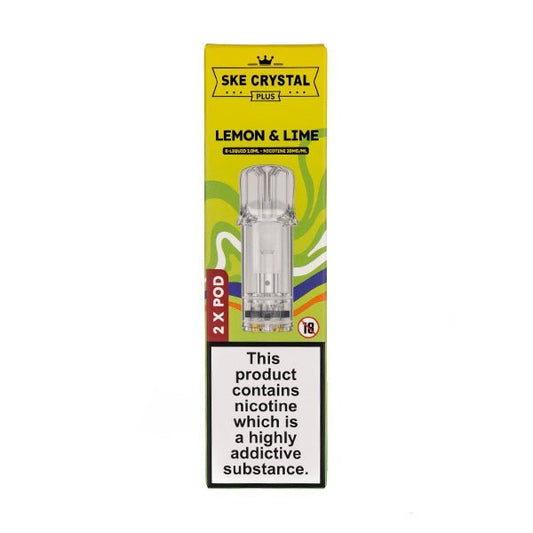 BUY 1 GET 1 FREE | Lemon & Lime Crystal Plus Prefilled Pods by SKEVAPE INDIA - Vape India