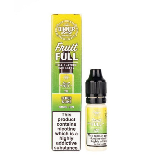 BUY 1 GET 1 FREE | Lemon & Lime Nic Salt E - Liquid by Dinner Lady Fruit Full Bar SaltsVAPE INDIA - Vape India