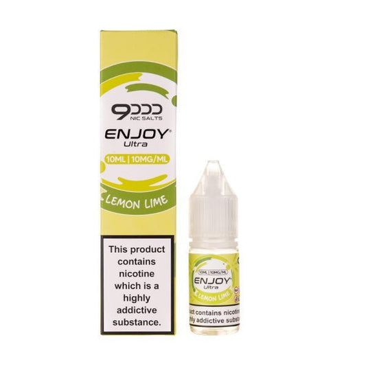 BUY 1 GET 1 FREE | Lemon Lime Nic Salt E - Liquid by Enjoy Ultra 9000VAPE INDIA - Vape India