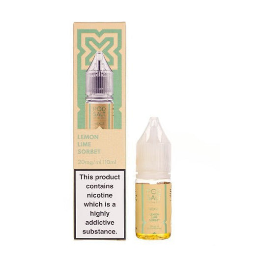 BUY 1 GET 1 FREE | Lemon Lime Sorbet Nic Salt E - Liquid by Pod Salt NexusVAPE INDIA - Vape India
