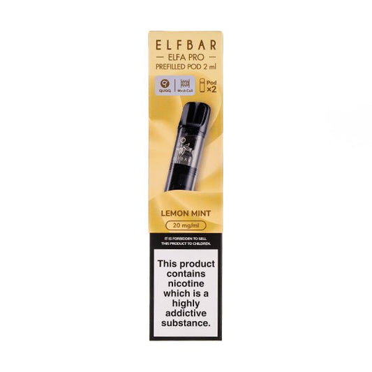 BUY 1 GET 1 FREE | Lemon Mint Elfa Pro Prefilled Pods by Elf BarVAPE INDIA - Vape India