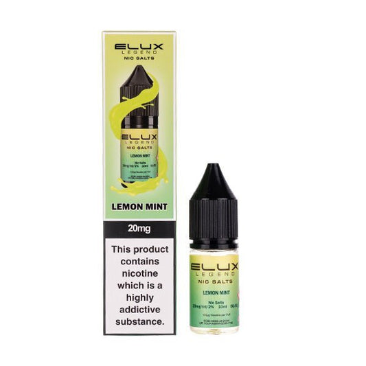 BUY 1 GET 1 FREE | Lemon Mint Nic Salt E - Liquid by Elux LegendVAPE INDIA - Vape India