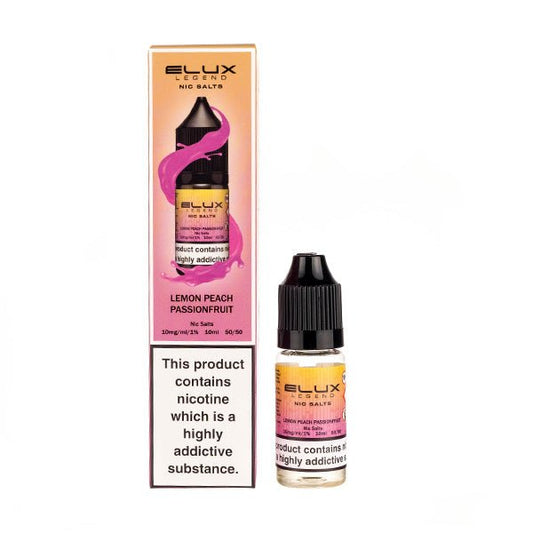 BUY 1 GET 1 FREE | Lemon Peach Passionfruit Nic Salt E - Liquid by Elux LegendVAPE INDIA - Vape India