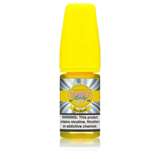 BUY 1 GET 1 FREE | Lemon Sherbets Ice - Dinner Lady Salts | 30ML Vape Juice | 30MG, 50MG | Vape India - Vape India