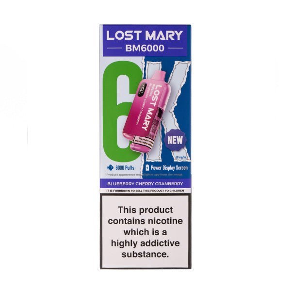 BUY 1 GET 1 FREE | Lost Mary BM6000 Disposable VapeVAPE INDIA - Vape India