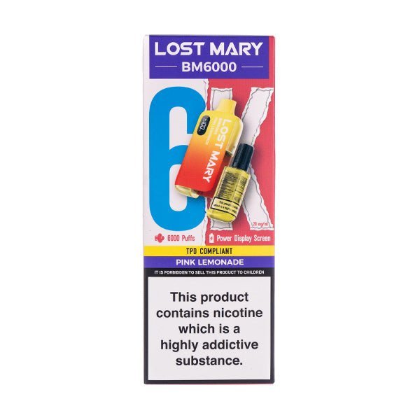 BUY 1 GET 1 FREE | Lost Mary BM6000 Disposable VapeVAPE INDIA - Vape India