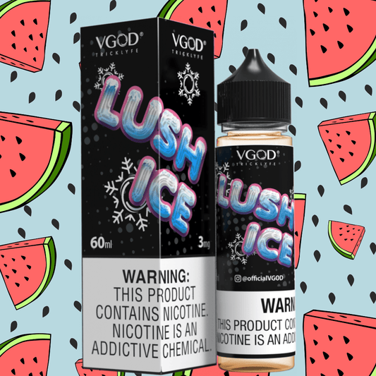 BUY 1 GET 1 FREE | Lush Ice Watermelon - VGod | 60ML Vape Juice | 3MG, 6MG, 12MG | Vape India - Vape India