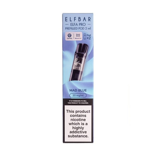 BUY 1 GET 1 FREE | Mad Blue Elfa Pro Prefilled Pods by Elf BarVAPE INDIA - Vape India