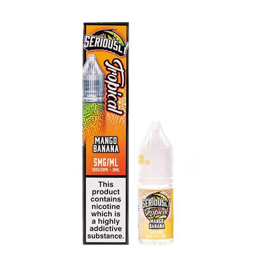 BUY 1 GET 1 FREE | Mango Banana Nic Salt E - Liquid by Seriously TropicalVAPE INDIA - Vape India