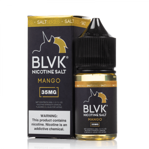 BUY 1 GET 1 FREE | Mango - BLVK Unicorn Nicotine Salt | 30ML Vape Juice | 35MG, 50MG | Vape India - Vape India
