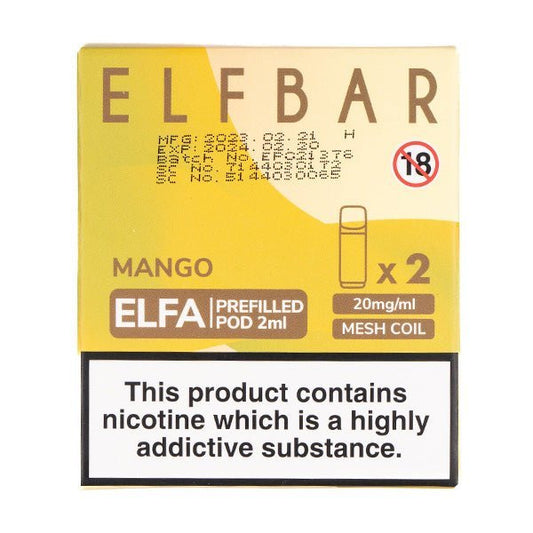 BUY 1 GET 1 FREE | Mango Elfa Prefilled Pods by Elf BarVAPE INDIA - Vape India