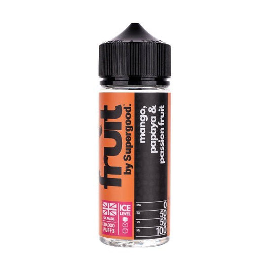 BUY 1 GET 1 FREE | Mango, Papaya & Passionfruit (50/50) 100ml Shortfill E - Liquid by SupergoodVAPE INDIA - Vape India