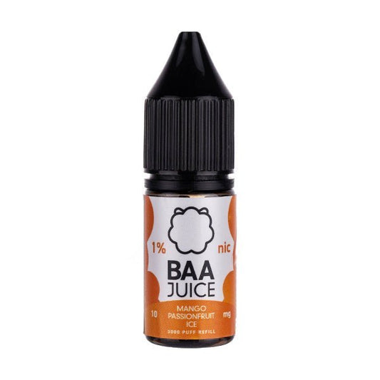 BUY 1 GET 1 FREE | Mango Passionfruit Ice Nic Salt E - Liquid by Baa JuiceVAPE INDIA - Vape India