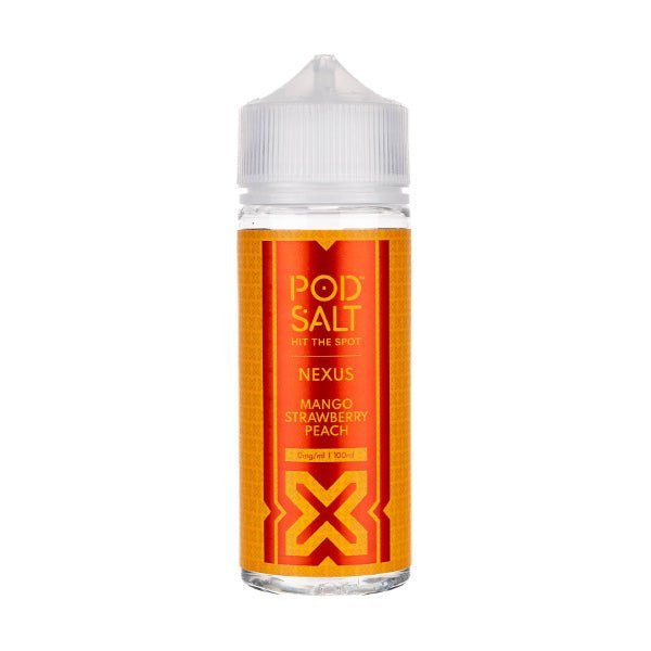 BUY 1 GET 1 FREE | Mango Strawberry Peach 100ml Shortfill E - Liquid by Pod Salt NexusVAPE INDIA - Vape India