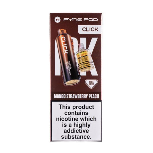 BUY 1 GET 1 FREE | Mango Strawberry Peach Pyne Pod Click 10000 Pod & BottleVAPE INDIA - Vape India