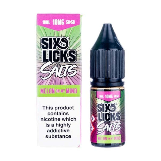 BUY 1 GET 1 FREE | Melon On My Mind Nic Salt E - Liquid by Six LicksVAPE INDIA - Vape India