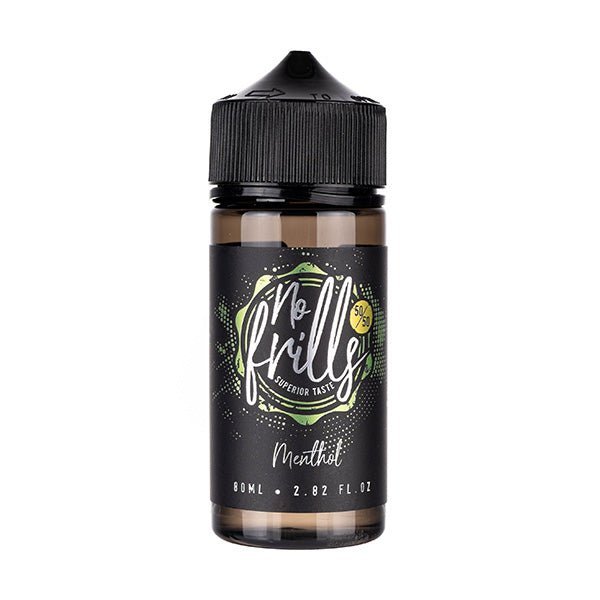 BUY 1 GET 1 FREE | Menthol 80ml (50/50) Shortfill E - liquid by No FrillsVAPE INDIA - Vape India