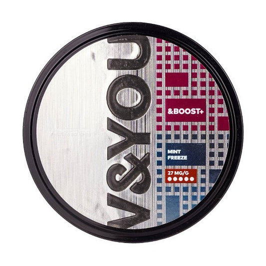 BUY 1 GET 1 FREE | Mint Freeze &Boost+ Nicotine Pouches by V&YOUVAPE INDIA - Vape India