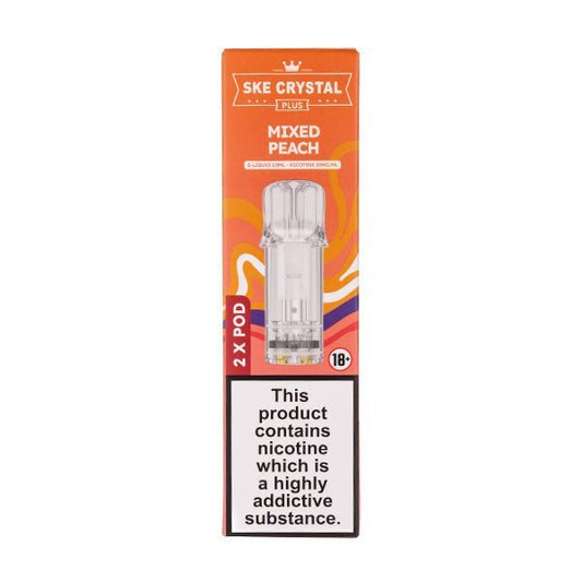 BUY 1 GET 1 FREE | Mixed Peach Crystal Plus Prefilled Pods by SKEVAPE INDIA - Vape India