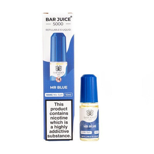 BUY 1 GET 1 FREE | Mr Blue Nic Salt E - Liquid by Bar Juice 5000VAPE INDIA - Vape India