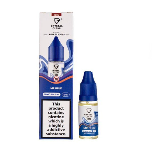 BUY 1 GET 1 FREE | Mr Blue Nic Salt E - Liquid by Crystal ClearVAPE INDIA - Vape India