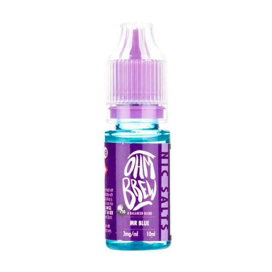 BUY 1 GET 1 FREE | Mr Blue Nic Salt E - Liquid by Ohm BrewVAPE INDIA - Vape India