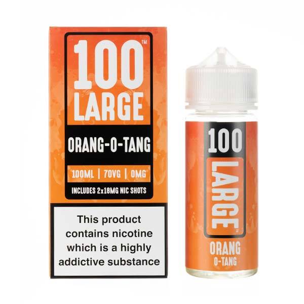 BUY 1 GET 1 FREE | Orang - O - Tang 100ml Shortfill E - Liquid by 100 LargeVAPE INDIA - Vape India