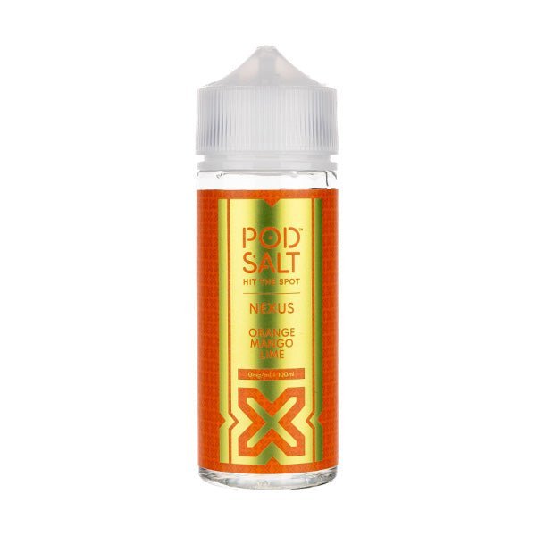 BUY 1 GET 1 FREE | Orange Mango Lime 100ml Shortfill E - Liquid by Pod Salt NexusVAPE INDIA - Vape India