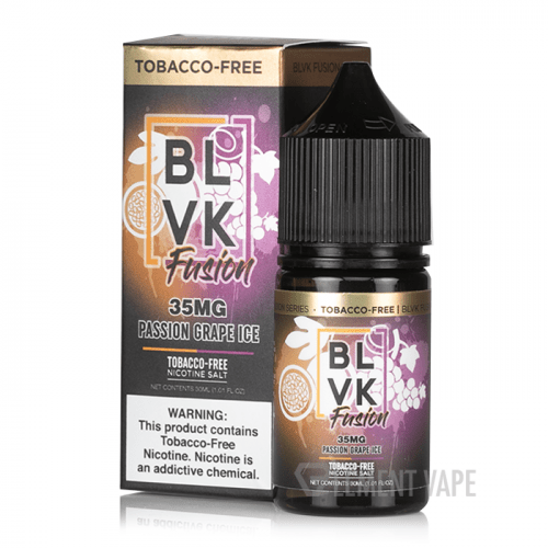 BUY 1 GET 1 FREE | Passion Grape Ice - BLVK Fusion Salts | 30ML Vape Juice | 35MG | Vape India - Vape India