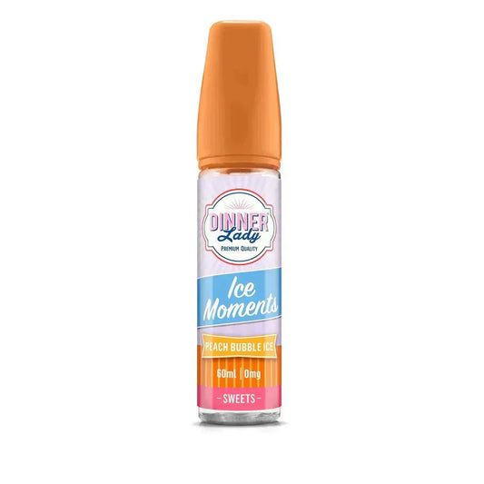 BUY 1 GET 1 FREE | Peach Bubble - Dinner Lady Ice Moments | 60ML Vape Juice | 3MG, 6MG | Vape India - Vape India
