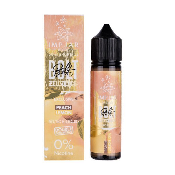 BUY 1 GET 1 FREE | Peach Lemon 50ml (50/50) Shortfill by Imp Jar & Zeus BoltVAPE INDIA - Vape India