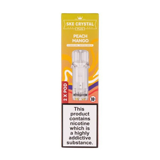 BUY 1 GET 1 FREE | Peach Mango Crystal Plus Prefilled Pods by SKEVAPE INDIA - Vape India
