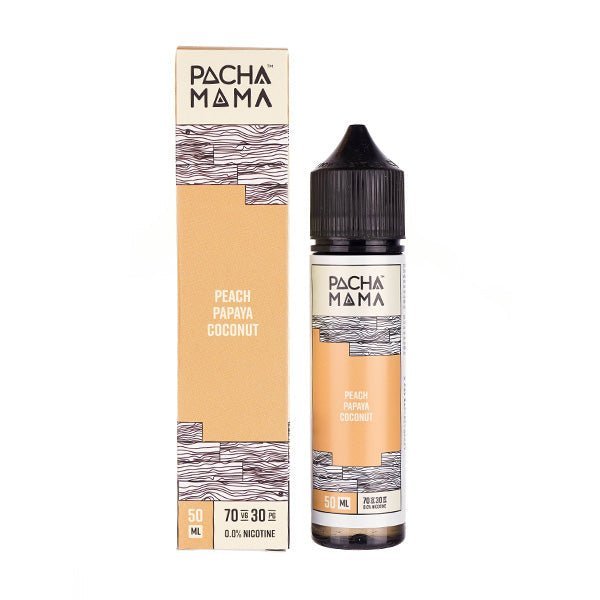 BUY 1 GET 1 FREE | Peach, Papaya & Coconut 50ml Shortfill E - Liquid by Pacha MamaVAPE INDIA - Vape India