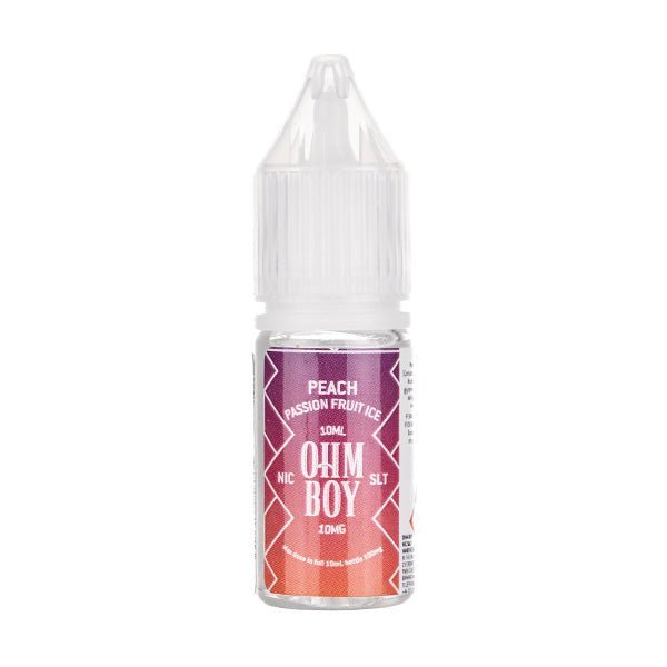 BUY 1 GET 1 FREE | Peach Passion Fruit Ice Nic Salt E - Liquid by Ohm Boy SLTVAPE INDIA - Vape India
