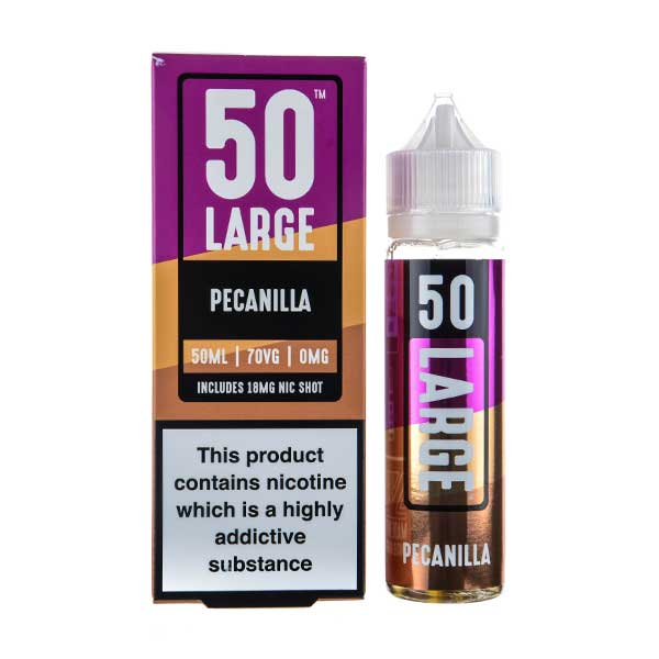 BUY 1 GET 1 FREE | Pecanilla 50ml Shortfill E - Liquid by 50 LargeVAPE INDIA - Vape India