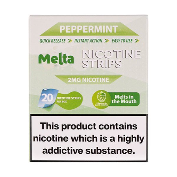 BUY 1 GET 1 FREE | Peppermint Nicotine Strips by MeltaVAPE INDIA - Vape India