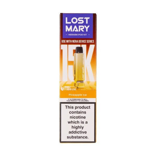 BUY 1 GET 1 FREE | Pineapple Ice Nera 15k Prefilled Pod + Refill by Lost MaryVAPE INDIA - Vape India