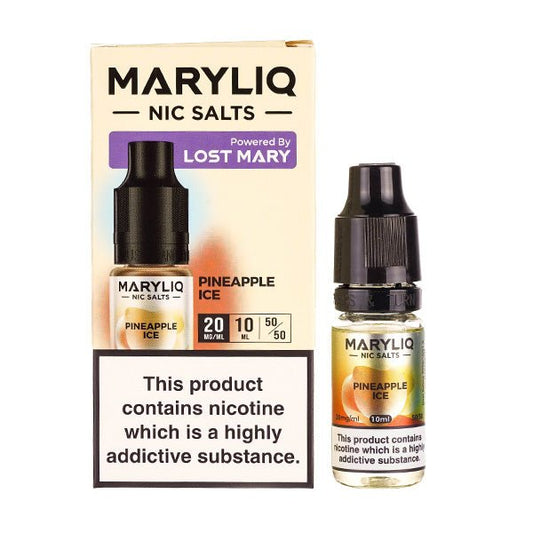 BUY 1 GET 1 FREE | Pineapple Ice Nic Salt E - Liquid by Lost Mary MaryliqVAPE INDIA - Vape India
