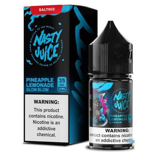 BUY 1 GET 1 FREE | Pineapple Lemonade Slow Blow - Nasty Salt | 30Ml Vape Juice | 35MG, 50MG | Vape India - Vape India