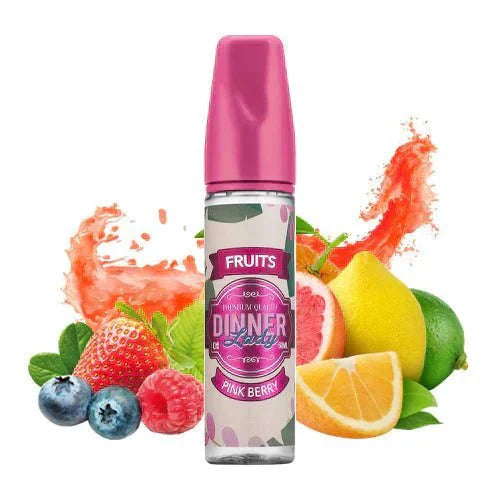 BUY 1 GET 1 FREE | Pink Berry - Dinner Lady | 60ML Vape Juice | 3MG, 6MG | Vape India - Vape India