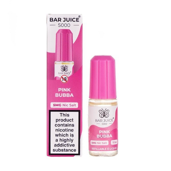 BUY 1 GET 1 FREE | Pink Bubba Nic Salt E - Liquid by Bar Juice 5000VAPE INDIA - Vape India