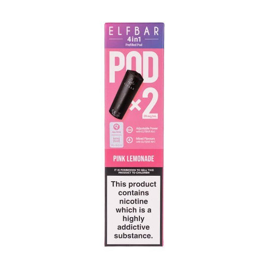 BUY 1 GET 1 FREE | Pink Lemonade 4 in 1 Prefilled Pods by Elf BarVAPE INDIA - Vape India