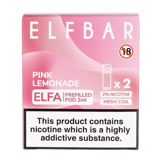BUY 1 GET 1 FREE | Pink Lemonade Elfa Prefilled Pods by Elf BarVAPE INDIA - Vape India