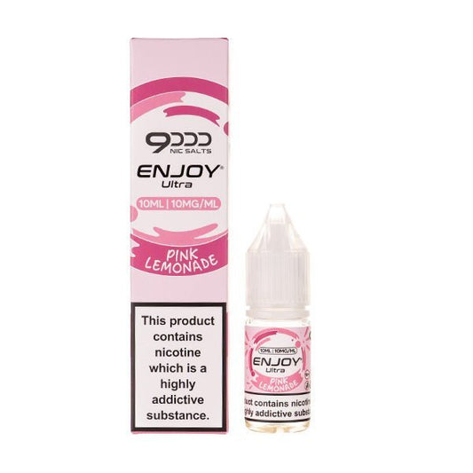 BUY 1 GET 1 FREE | Pink Lemonade Nic Salt E - Liquid by Enjoy Ultra 9000VAPE INDIA - Vape India