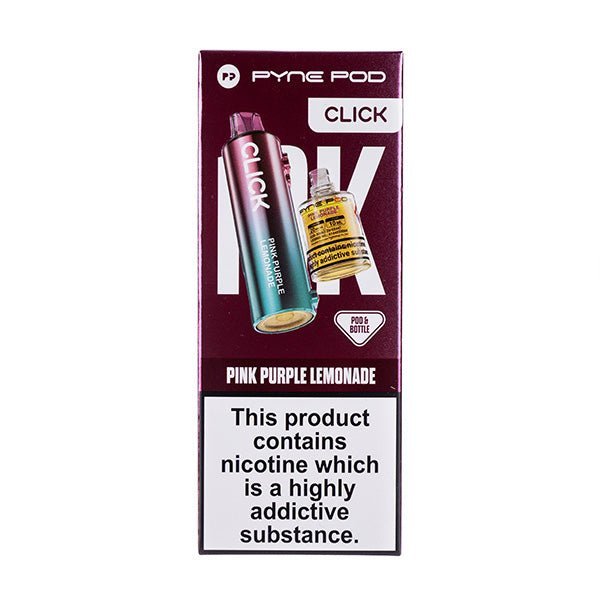 BUY 1 GET 1 FREE | Pink Purple Lemonade Pyne Pod Click 10000 Pod & BottleVAPE INDIA - Vape India