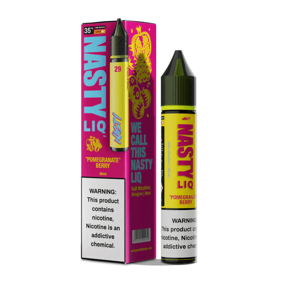 BUY 1 GET 1 FREE | Pomegranate Berry - NASTY LIQ | 30ML Vape Juice | 35MG, 50MG | Vape India - Vape India