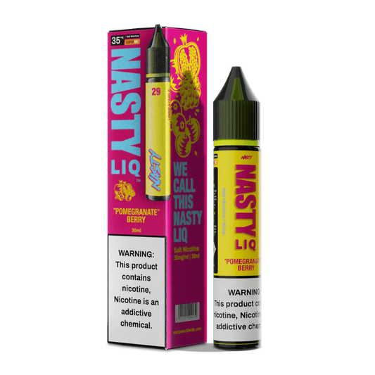BUY 1 GET 1 FREE | Pomegranate Berry - NASTY LIQ | 30ML Vape Juice | 35MG, 50MG | Vape India - Vape India