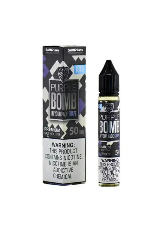 BUY 1 GET 1 FREE | Purple Bomb - VGod SaltNic | 30ML Vape Juice | 25MG,50MG | Vape India - Vape India