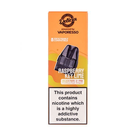 BUY 1 GET 1 FREE | Raspberry Key Lime Deliciu Mate Prefilled Pods by DeliciuVAPE INDIA - Vape India
