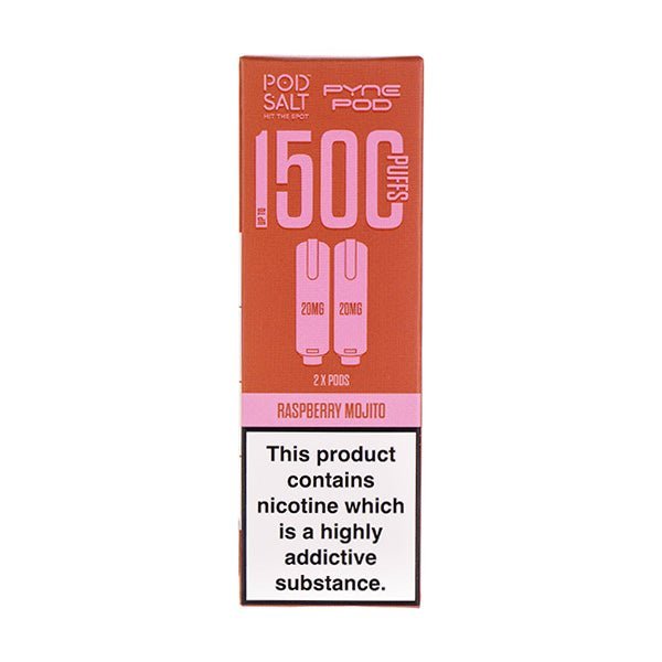 BUY 1 GET 1 FREE | Raspberry Mojito Pod Salt 2 - in - 1 Prefilled Pods by Pyne PodVAPE INDIA - Vape India